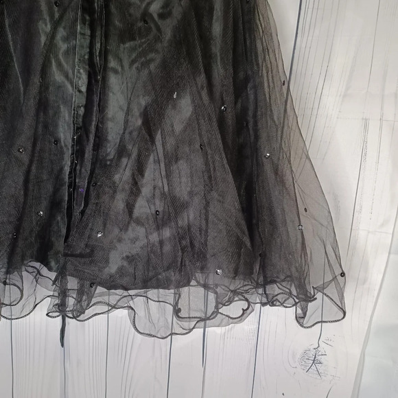 For your special day black strapless sequin mini dress - Picture 10 of 13